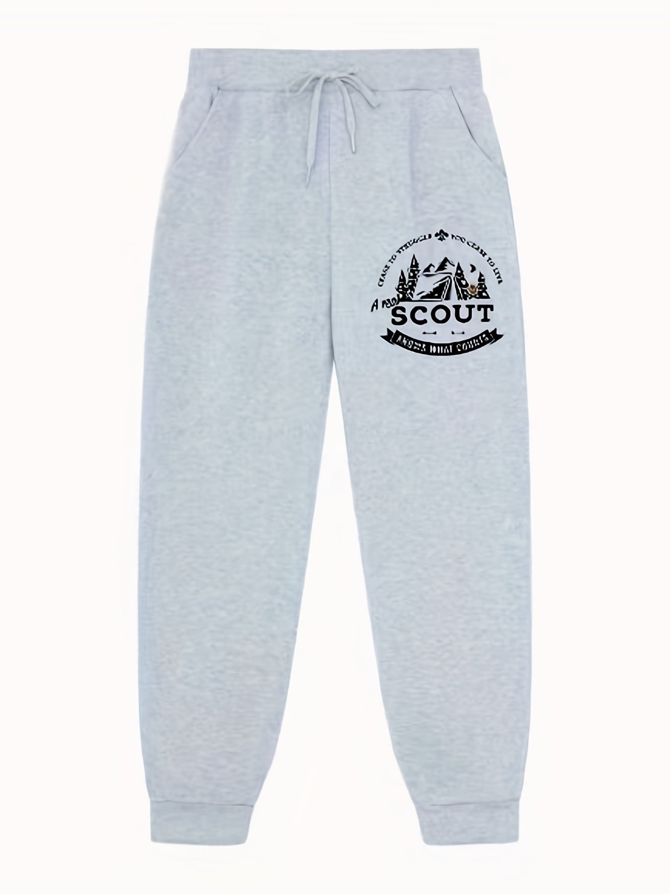 Forest & Camp Pattern Joggers Men s Casual Loose Fit Pants