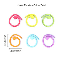 100pcs Zinc Alloy Knitting Stitch Markers Multicolor Crochet Stitch Lock