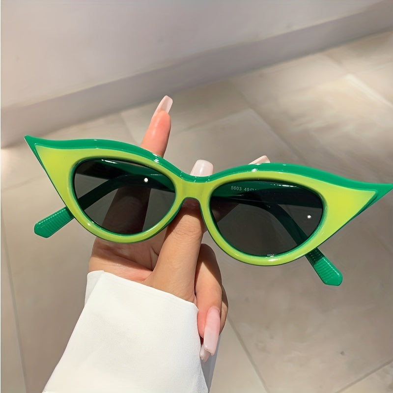 Y2K Cat Eye Sunglasses UV400 Block Shades