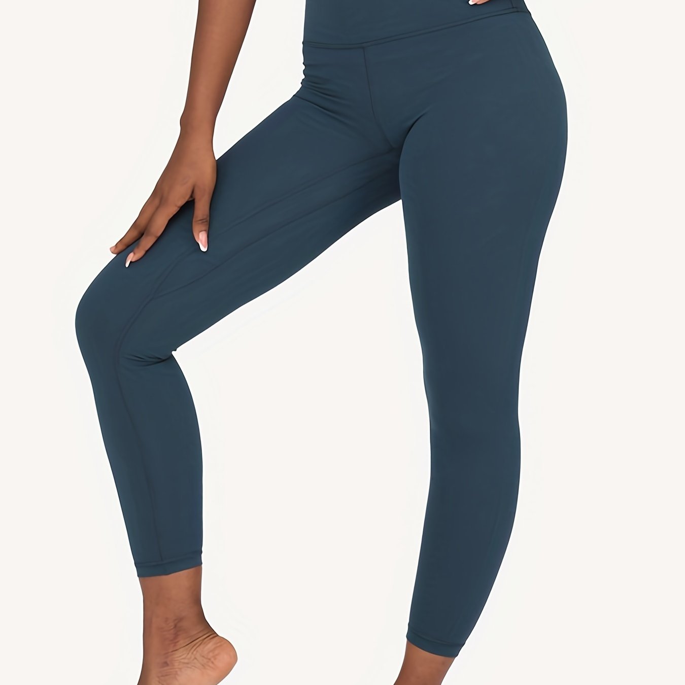 High Waist Yoga Leggings Slim Fit Butt Lifting Sports Tights Women's Activewear