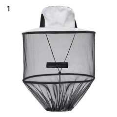 Breathable Mesh Net Hat for Mosquitoes Bees Flies Protection