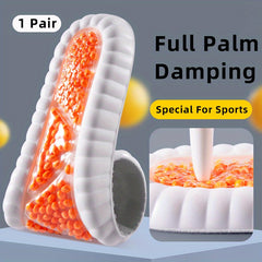Sports Shock Absorption Insoles High Elastic Running Sneaker Insoles