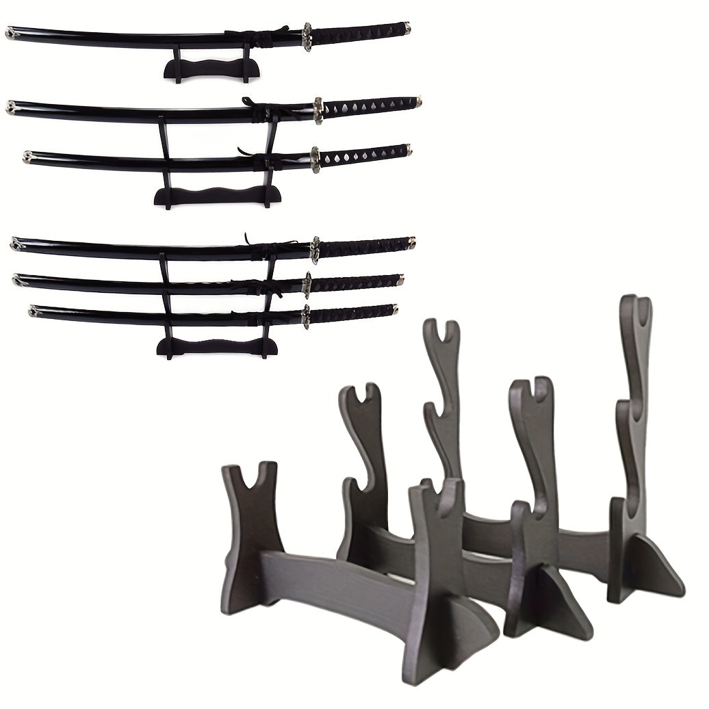 Japanese Samurai Sword Display Rack for 3 Swords