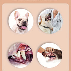 Pet Toothbrush Set for Cat Dog Oral Cleaning with Finger Cover
