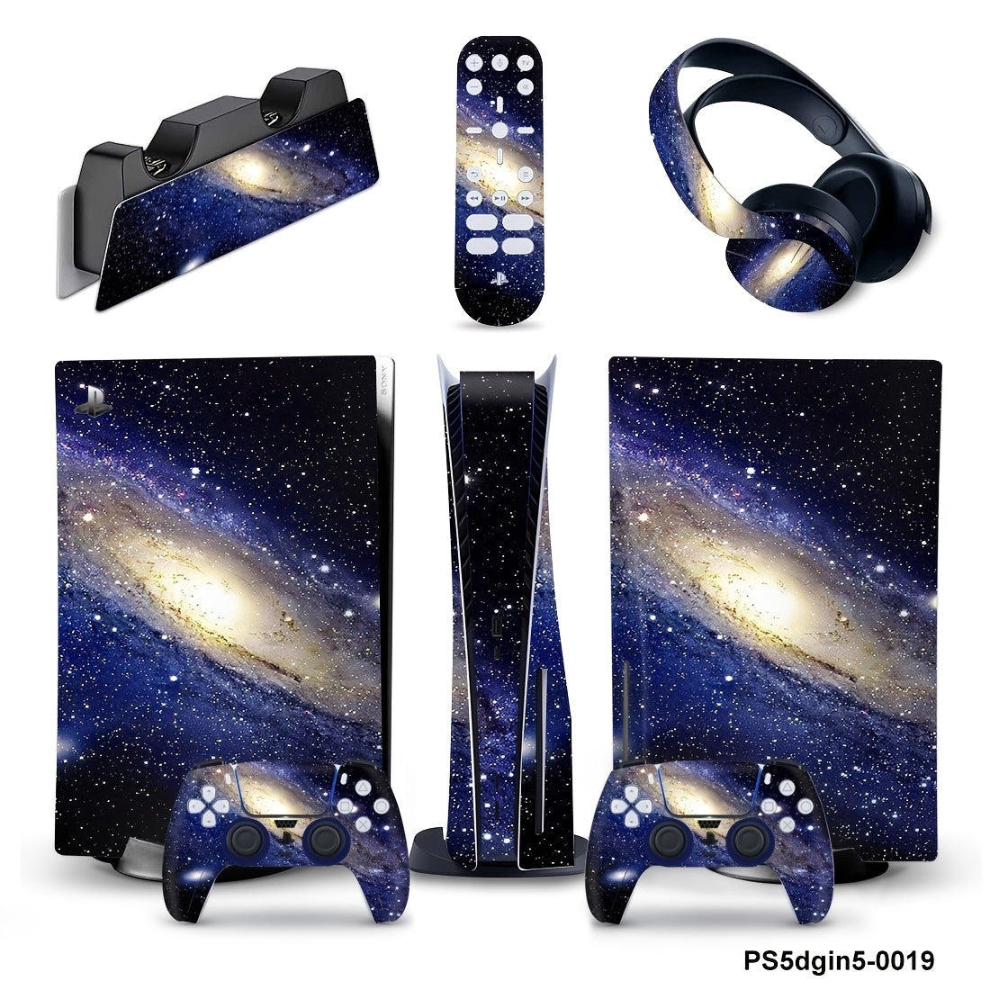 PS5 Full Set Skin Decal Cover for Console & Accessories