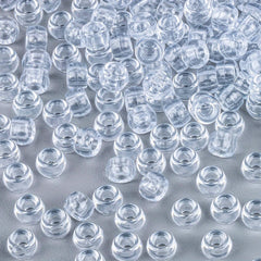 100Pcs Ponytail Beads, 5Pcs Quick Beader for Hair Braids, 500 Mini Rubber Bands