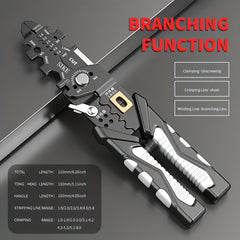 9 Inch 22 Wire Cutting Pliers Clamping Wire Striping Tool