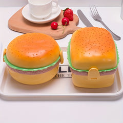 Creative Hamburger Lunch Box Microwave Safe Fruit Preservation Box