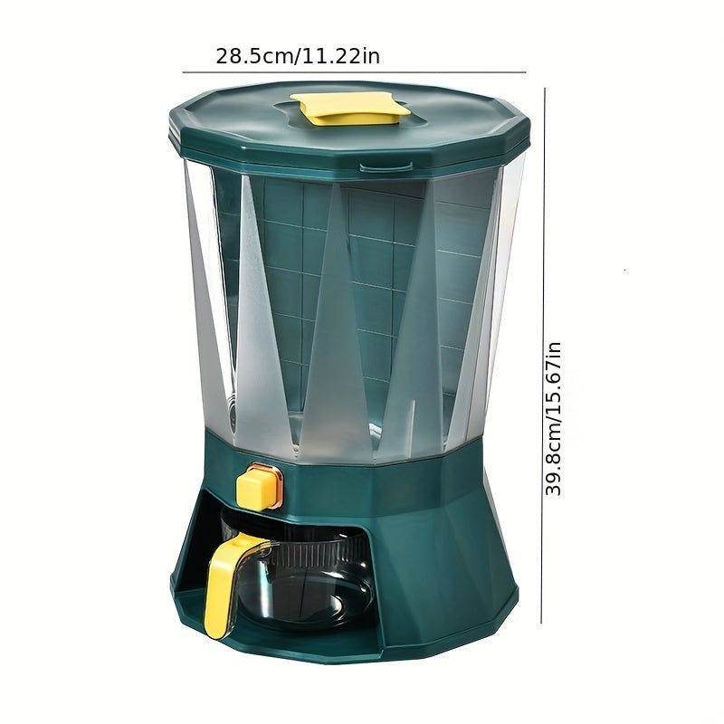 Large Capacity Rotating Rice Bucket with Grids