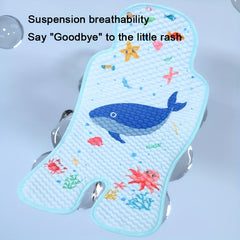 Baby Stroller Mat, Cooling and Non-sticky, Universal Stroller Fit, 0-3 Years