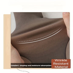 Plush Lined Tights Opaque High Waist Thermal Elastic Leggings