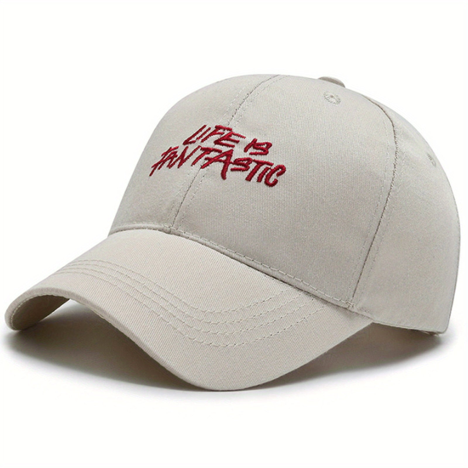 LIFE Letters Casual Baseball Cap, Adjustable