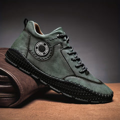 Men's Vintage High Top Lace Up Boots