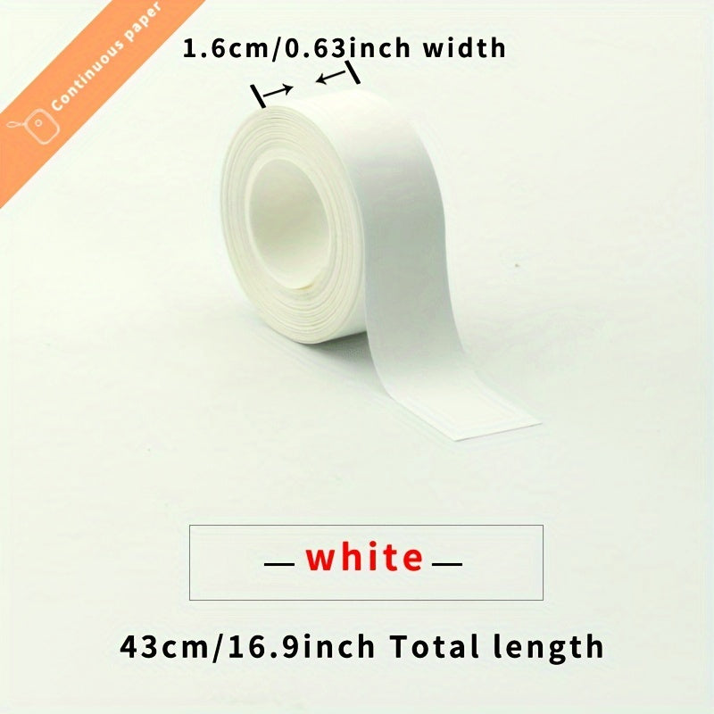 43cm Self-Adhesive Label Filling Tape Continuous Thermal Label Paper