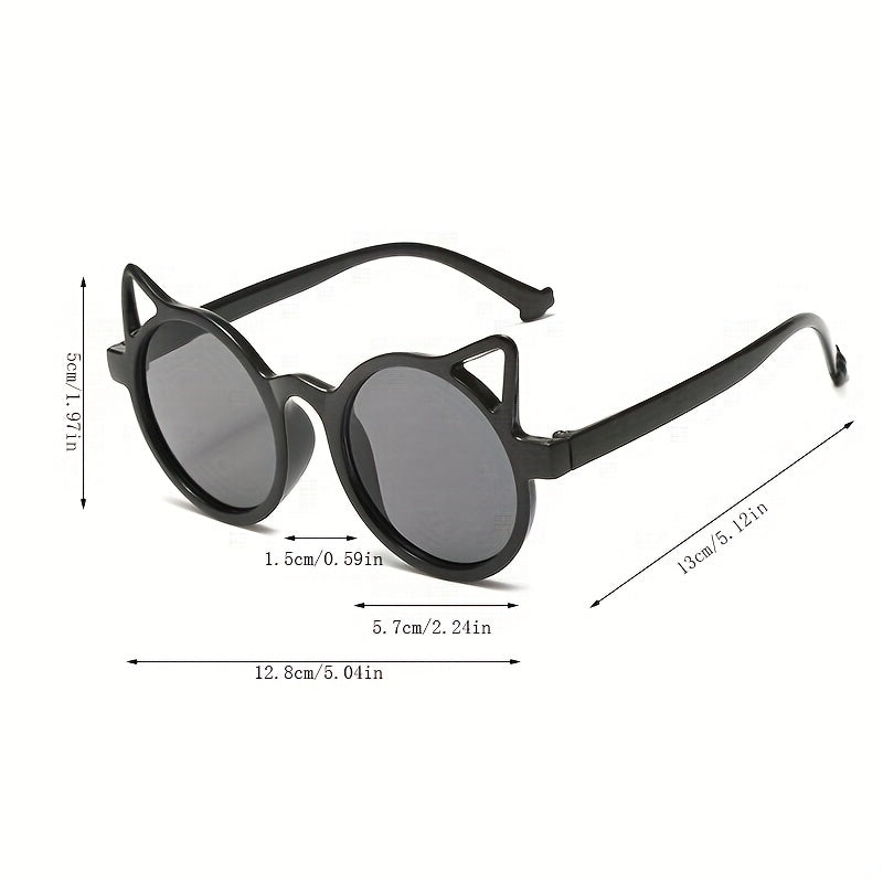 Cat Ear Sunglasses Round Candy Party Decorative Glasses Women Girls Kids