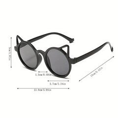 Cat Ear Sunglasses Round Candy Party Decorative Glasses Women Girls Kids
