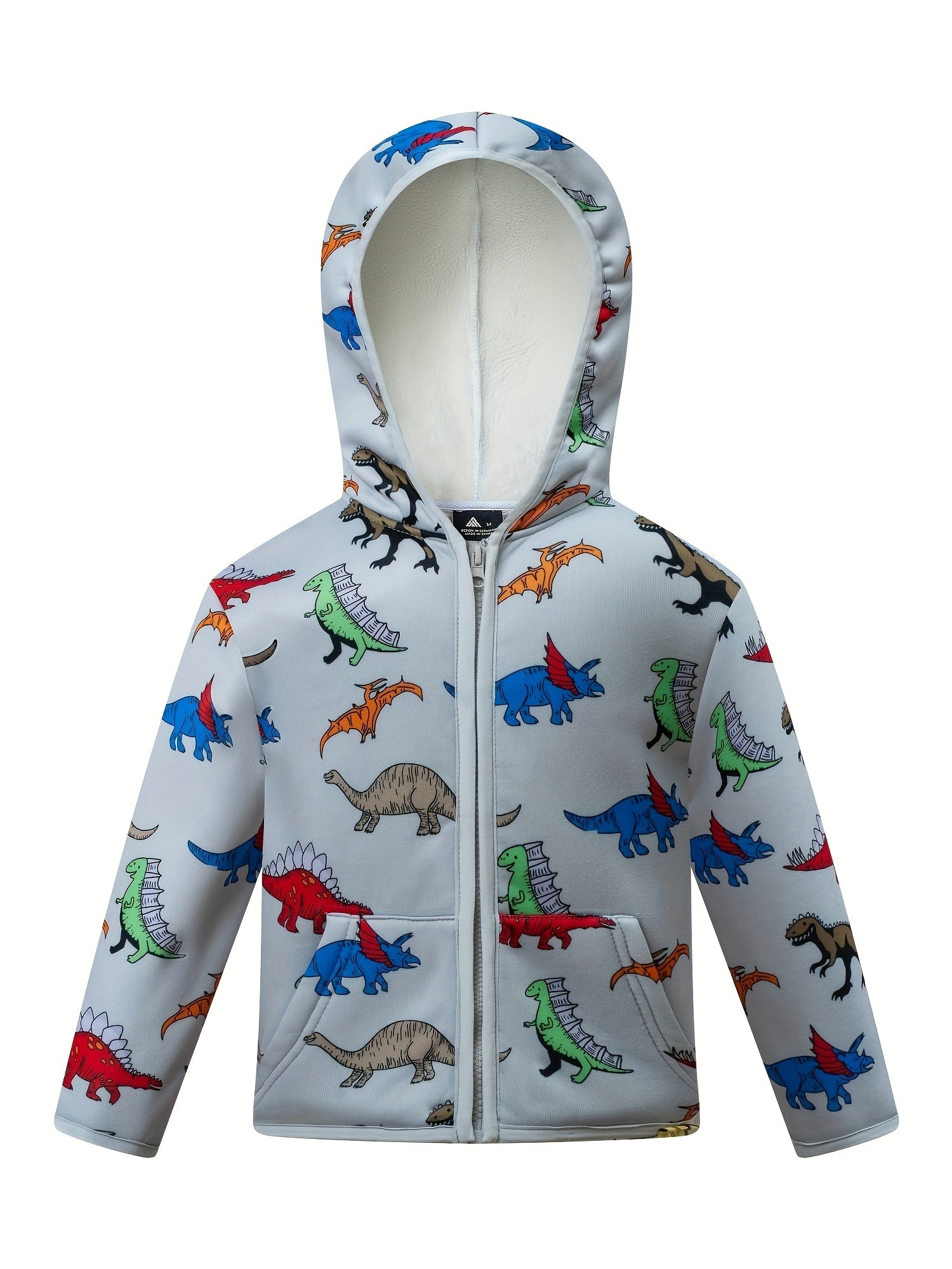 Boys Fleece Hoodie Jacket Baby's Warm Coat