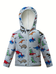 Boys Fleece Hoodie Jacket Baby's Warm Coat