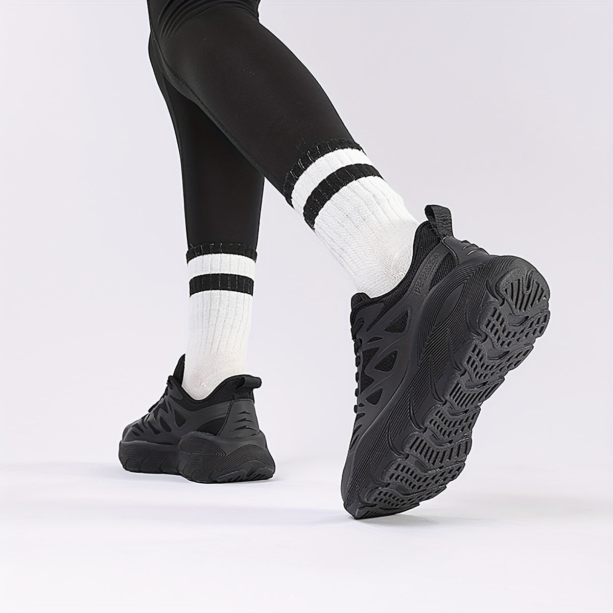 Women's Shock Absorption Running Shoes, Height Increased Platform