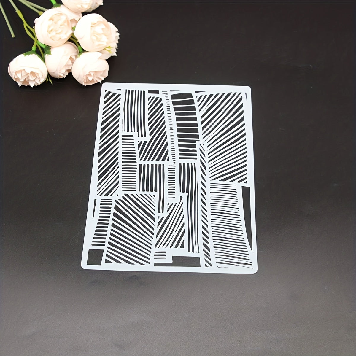 1pc Plaid Template for DIY Painting