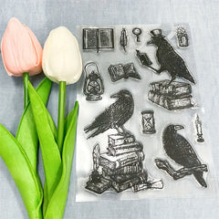 Bird Background Transparent Stamp Silicone Stamp Painting Tool Clipping