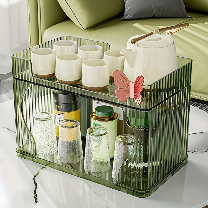 Luxury Cup Storage Rack Cosmetics Basket Organizer