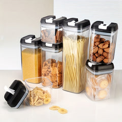 Square Food Storage Containers Airtight Jars Moisture-proof