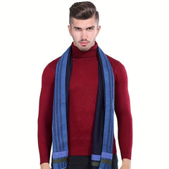 Men's Business Wool Scarf for Winter
