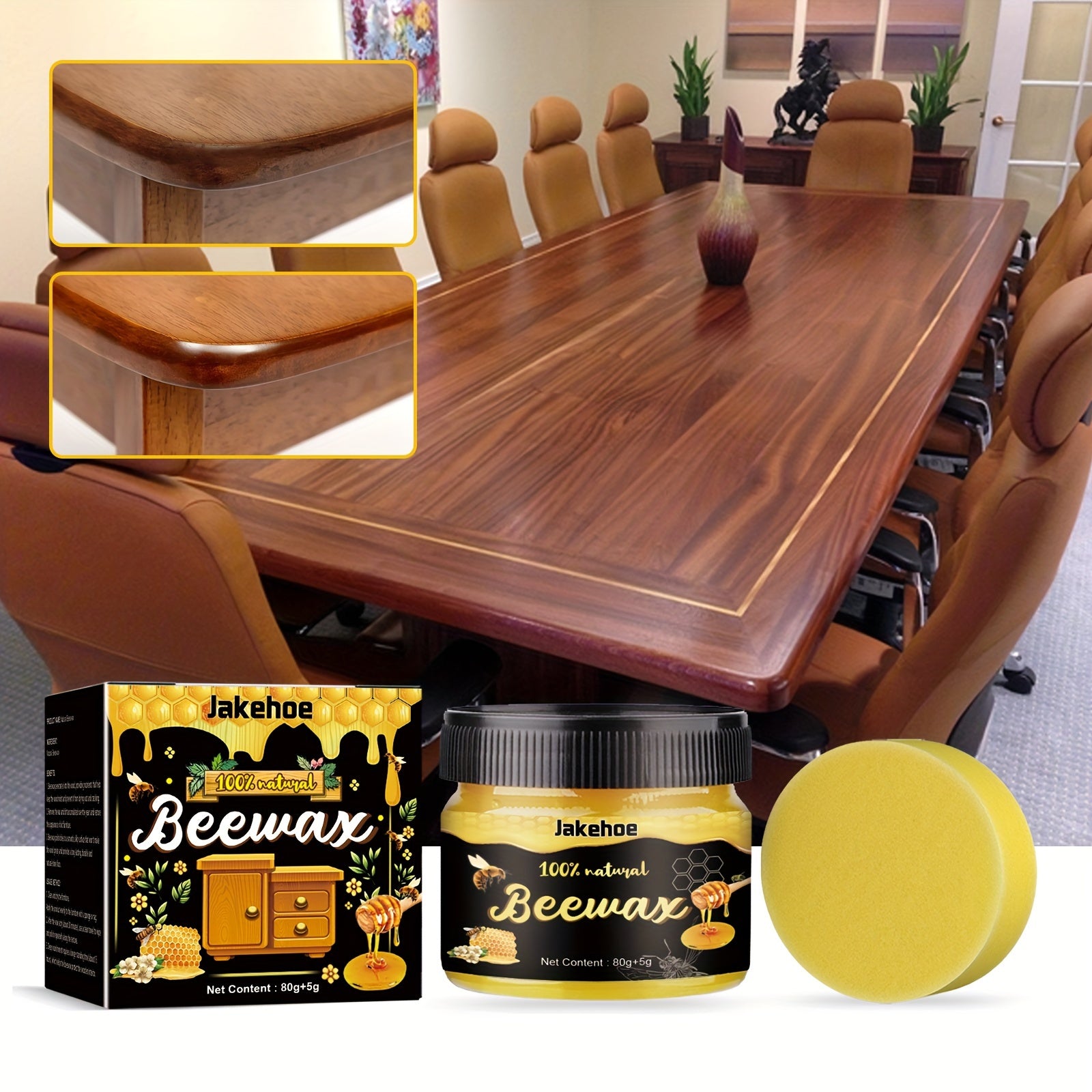 Wood Polishing Beeswax Brightening Care Wax