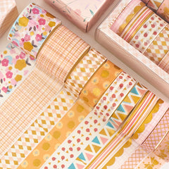 10 Rolls Washi Tape Set Decorative Scrapbook Tape