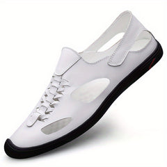 Men's Hollow Out Loafer Shoes Non-Slip Slip On Shoes Spring And Summer