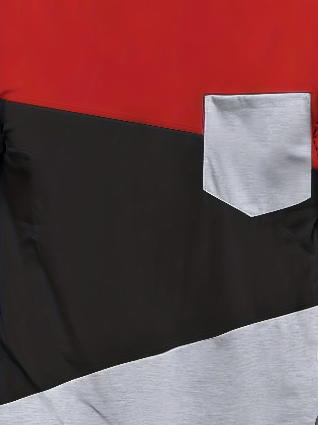 Men's Block Pocket T-shirt for Summer