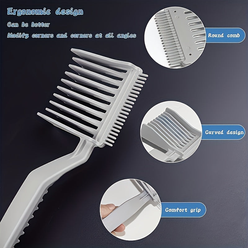 Barber Combs Curved Positioning Combs Hair Cutting Combs For Hair Styling