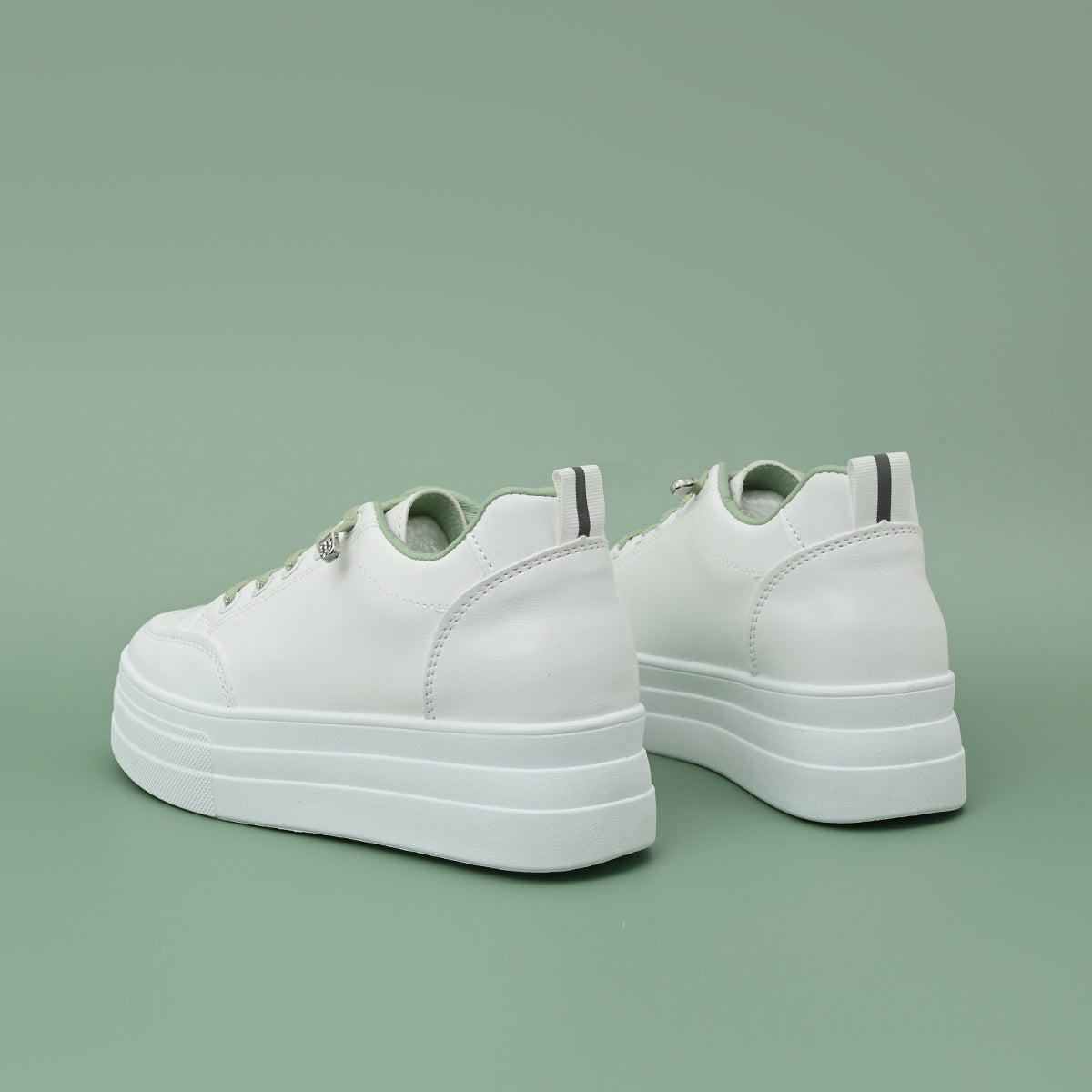 Platform Sneakers Lifting Thick Sole Low Top Women's Shoes