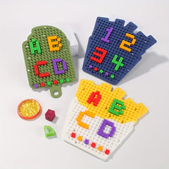 Double Sided Silicone Sensory Activity Board Creative Toy