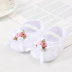 JIAGEYA Flower Ballet Shoes Baby Girls Lightweight Soft Sole