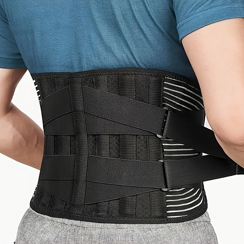 Mesh Waist Support Belt Steel Plate for Fitness Sports