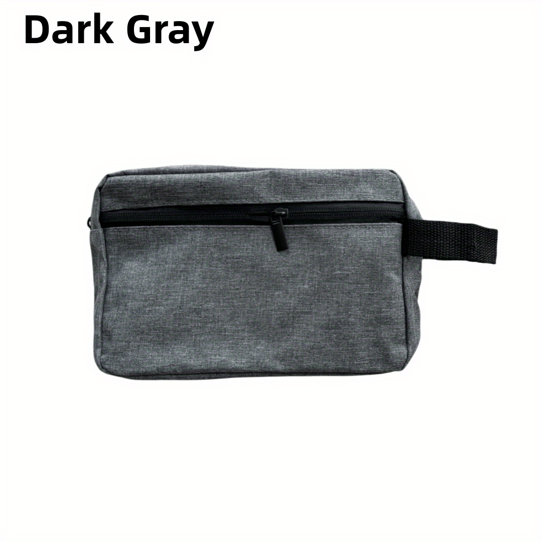 Small Travel Toiletry Bag with Zipper and Handle