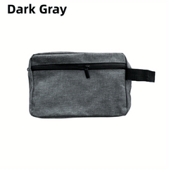 Small Travel Toiletry Bag with Zipper and Handle