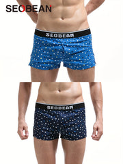 Men's Colorful Polka Dots Comfy Shorts Loose Pajama Bottoms