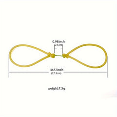 9pcs Bow Fishing Tubular Bands Replacement Rubber Band