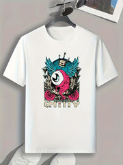 Anime Pattern Print Men's Graphic T shirt Casual Comfy Tees For Summer