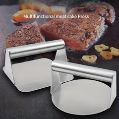 Manual Meat Patty Press Kitchen Tool Circular Hamburger Meat Press Plate