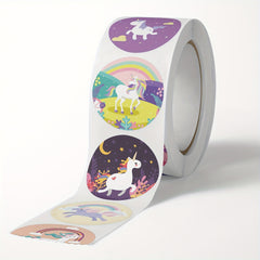 500pcs 2 Cartoon Stickers DIY Decor Teacher Reward Sealing Party Favors