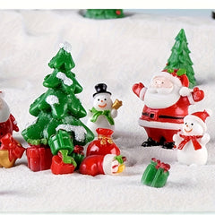 Santa Claus Ornament Christmas Decorations Resin