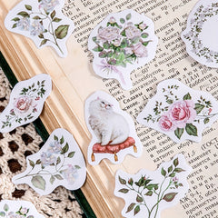 46pcs Vivian's Manor Journal Photo Album Decoration Stickers