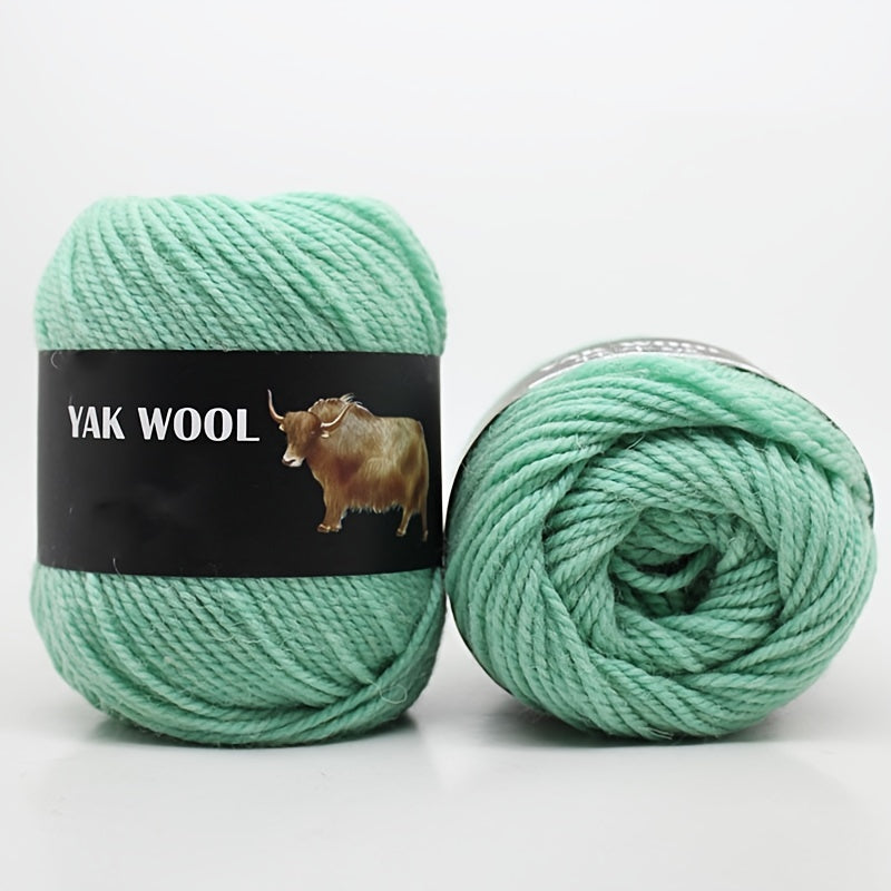 3 Strands Wool Thread Hand-knitted Medium Thick Yarn 90m
