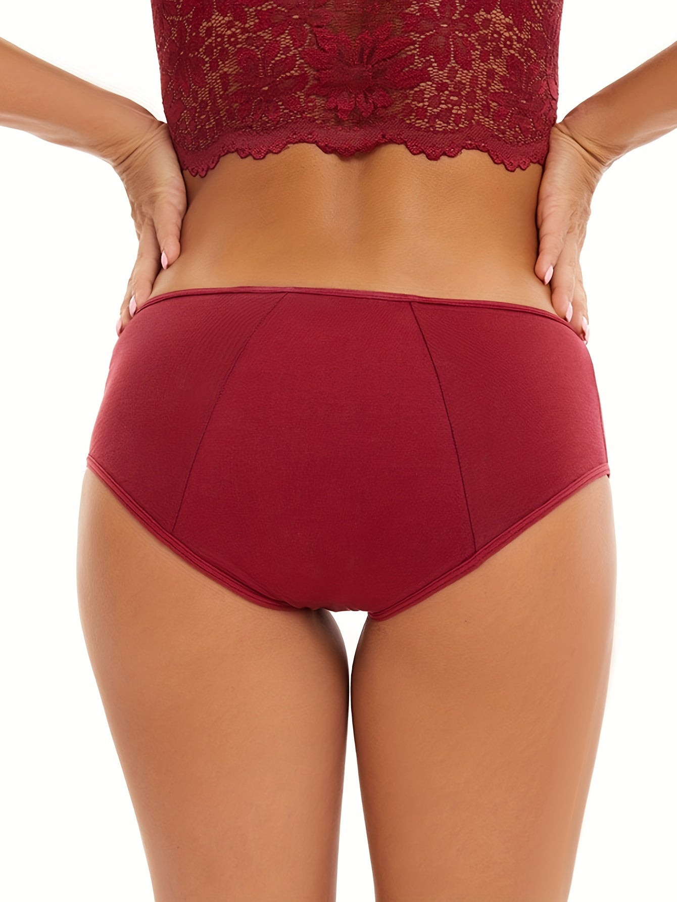 4pcs Menstrual Period Panties - Comfy & Breathable Anti Leak Underwear