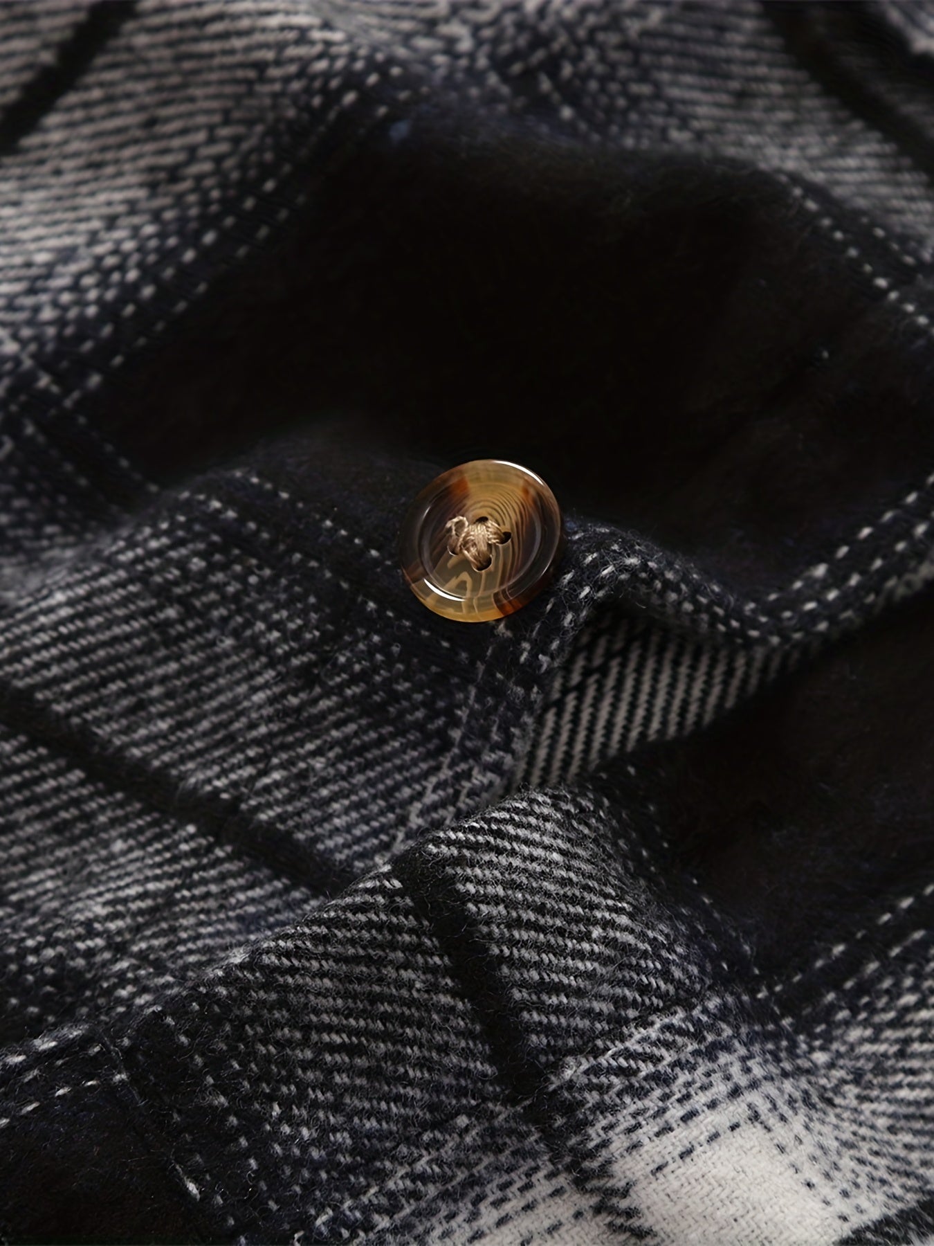Toddler Boy Fleece Plaid Coat Autumn Outwear
