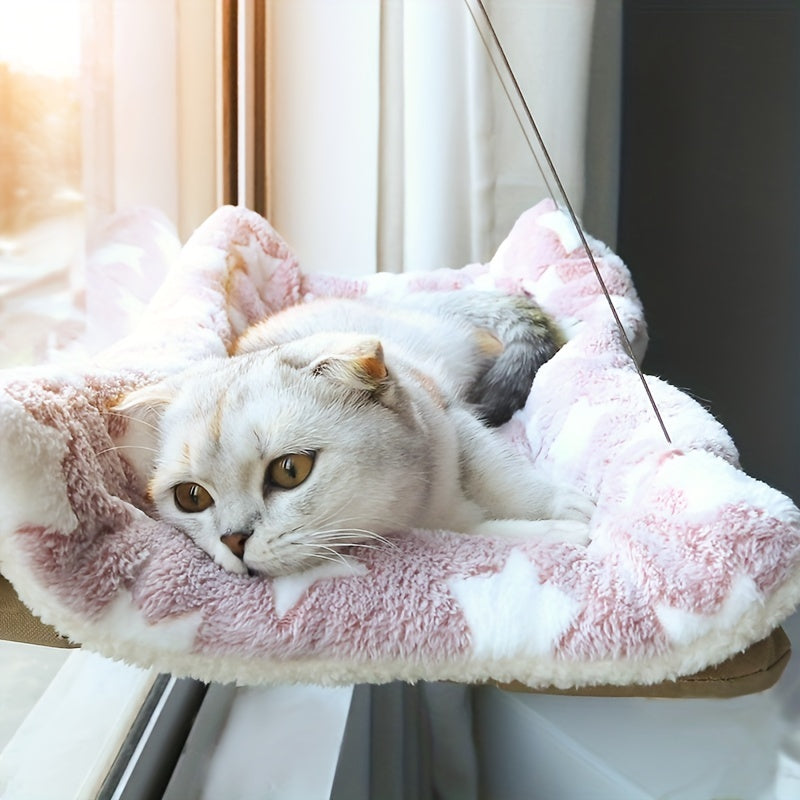 Comfy Cat Window Perch Cozy Hammock Bed for Cats